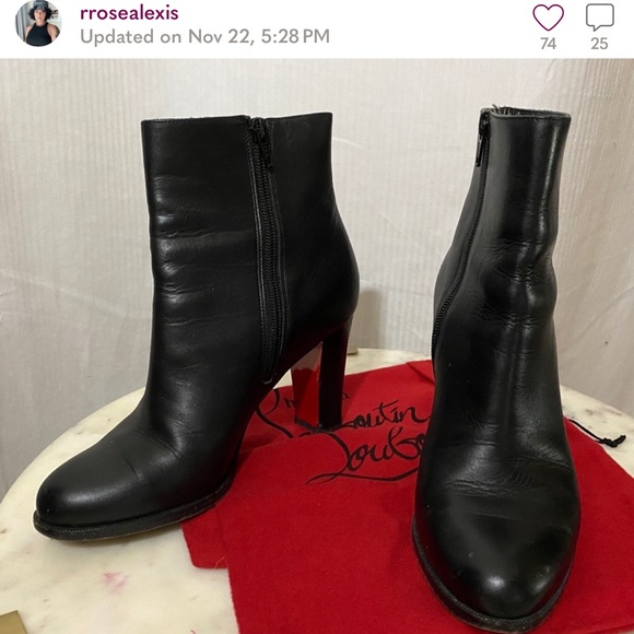 2 sets of Louboutin Boots Heel Caps - Picture 4 of 5